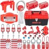 Vevor 42 PCS Lockout Tagout Kits Electrical Safety Kit Lockouts,Hasps