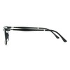Optical Quality Classic Thin Plastic Rectangular Eye Glasses Frame Shiny