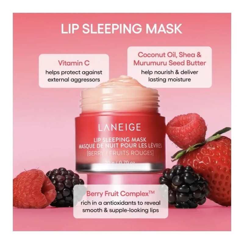 Midnight Minis Lip Sleeping Mask Set Laneige 100% Original