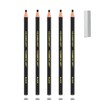AWCCXMYM 5 Pcs Black Eyebrow Pencils for Women with Sharpener