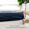 Tifschlaf Double Fitted Sheet Deep - Navy Blue Bed Sheet