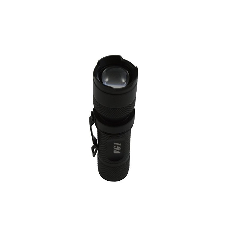 Helotex VG1 CREE LED Adjustable Focus AA Zoom Flashlight