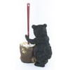 Black Bear Toilet Brush Set - Decorative Holder and Brush