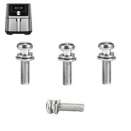 HQT Air Fryer Screws for Instants Vortex Plus 4QT 6QT 2QT Air Fryer Basket, Upgraded Food Grade 304 Stainless Steel Self-tapping Screws for Instant Air Fryers, High Temperature Resistant