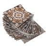24Pcs Tile Sticker 15 X 15cm Waterproof Oil Resistant Retro