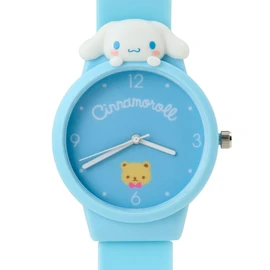 Sanrio 639141 Cinnamoroll Watch with Mascot, LCD Protection Film: PVC, Back Cover Protection Film: PET, Case: PS, ABS