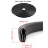 QWORK 50 Feet EPDM Rubber Edge Trim Seal Strip, Fits