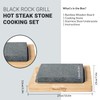 Black Rock Grill Restaurant-Grade Hot Stone Set - Extra-Thick Lava