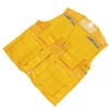 Chaleco de Voluntario Amarillo, Chaleco de Voluntario para Eventos, Ligero,