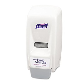 PURELL 800 Series Bag-In-Box Hand Sanitizer Push-Style Dispenser, Dispenser for 800 mL Sanitizer Bag-in-Box Refills - 9621-12,White