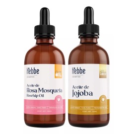 Hebbe Cosmetics Kit Serum Aceite De Rosa Mosqueta Y Aceite De Jojoba 100ml Momento De Aplicación Día/noche Tipo De Piel Todo Tipo De Piel