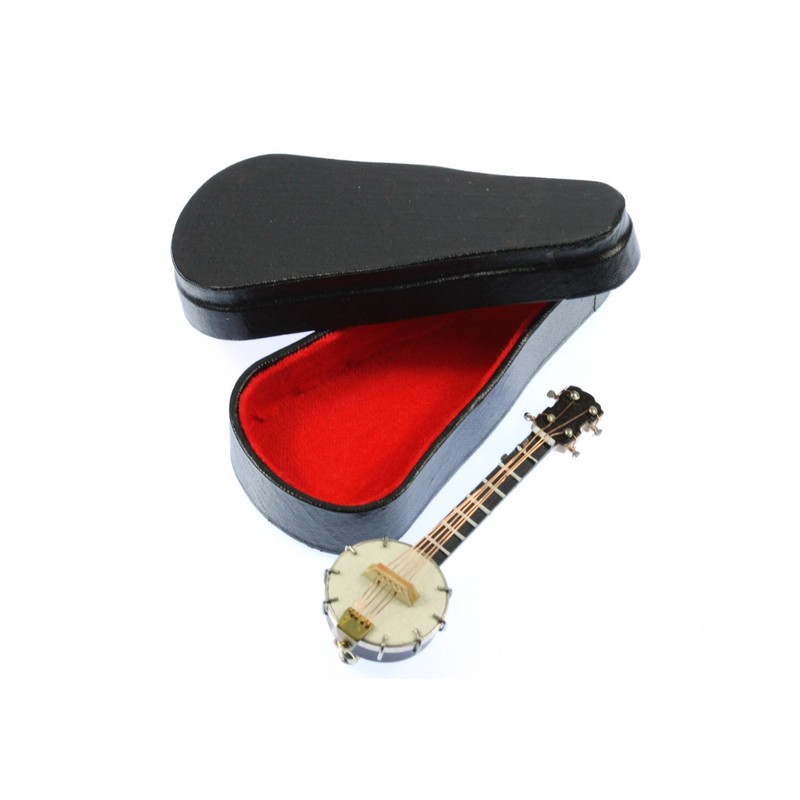 Miniblings Banjo Brooch Pin Badge Button Badge Blues Guitar Wood