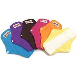 BubuBibi 4 Bububibi Maxi Noche De Bambú Mama Paños Menstruales Reutil