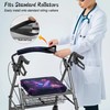 Rerteryuro Rollator Walker with Seat Cover Walker Accessories Butterfly Daisy