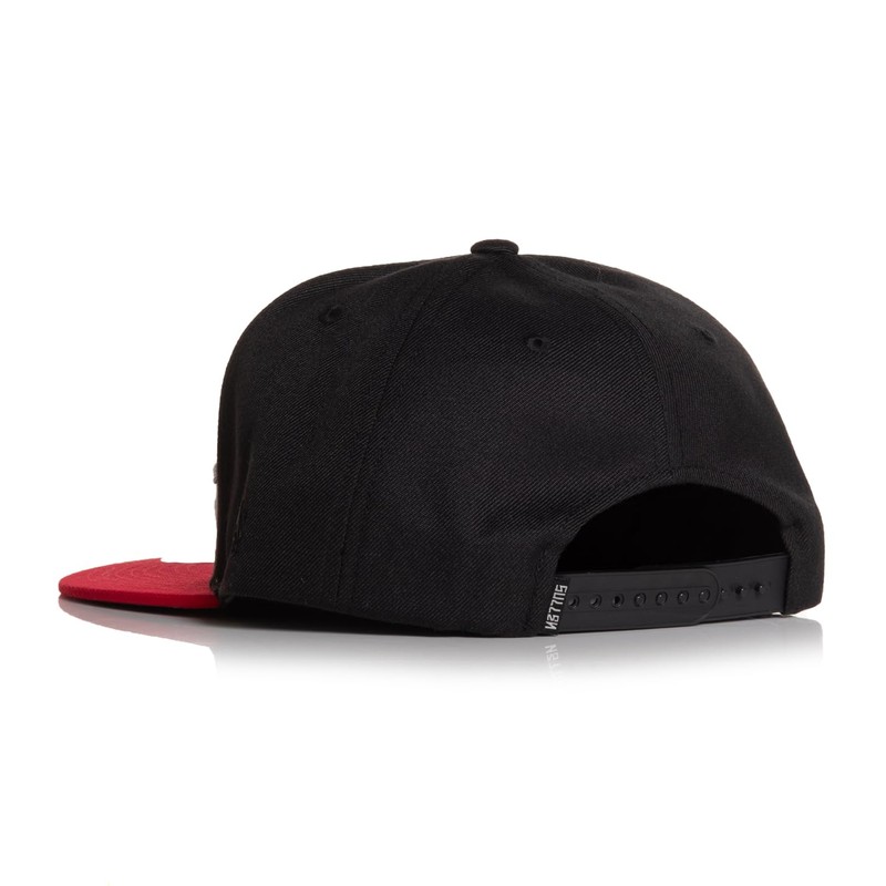 Sullen Men's Ups and Downs Black/Red Snapback Hat, red