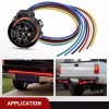 Nilight USCAR 7 Pin Trailer Wiring Harness Replacement Multi-Tow 7