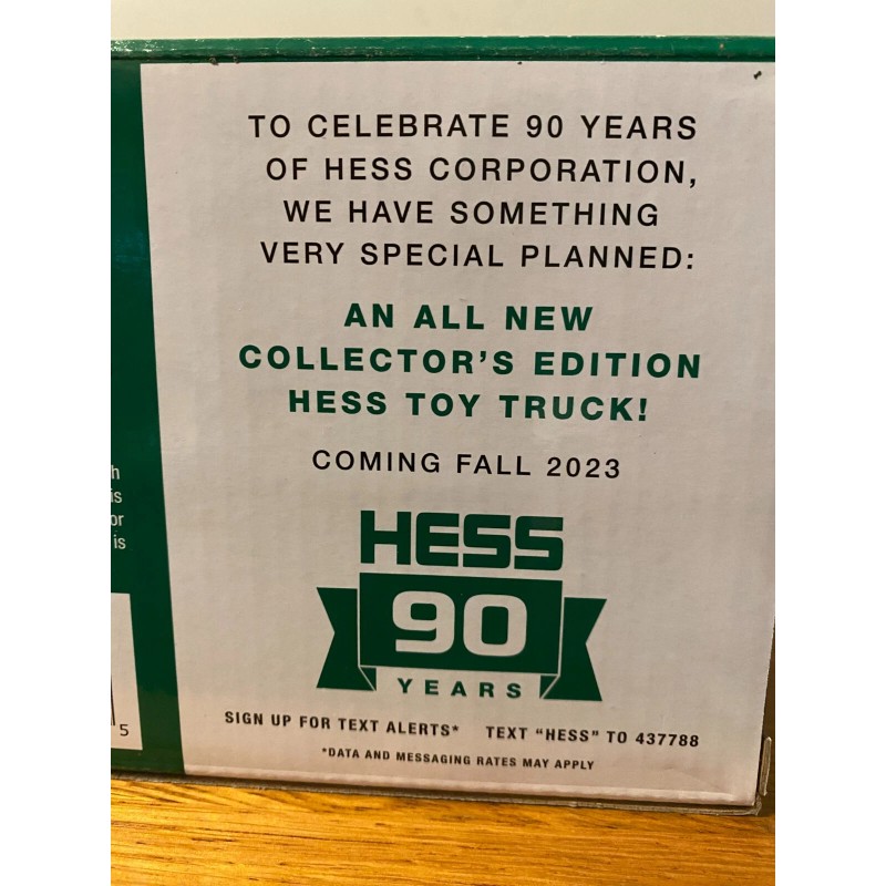 Hess 2022 Hess Flatbed Truck with Hot Rods orig. box