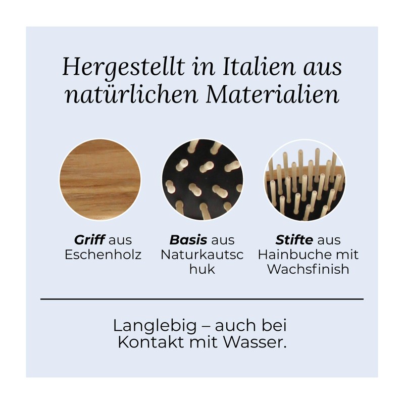 Tex Big oval brush with regular pins