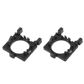 A ABSOPRO H7 Low Beam Car LED Headlight Lamp Bulb Base Holder Adapter Socket Retainer for Ford Focus Fiesta Mondeo Low Beam Light Black 1 Pair