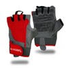 BEAR GRIP - Workout Gloves, Lightweight Breathable edition (Red, S)