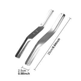 2 PCS 1/2inch X 5/8inch Brick Jointer,Marshalltown Jointer,Bricklaying Tools,Pointing Trowel,Marshalltown Jointer,Barrel Jointer Bricklaying,Brick Pointing Tools,Bricklaying Profiles(9.84x0.98inch)