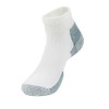 Thorlos Padding JMX Ankle Running Sock with Maximum Cushioning, White/Grey