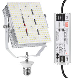 240W LED Parking Lot Retrofit Kit 34800LM ETL DLC Replace 1000W MH HPS HID Shoebox LED Retrofit Lights AC100-277V 5000K E39 Base for Outdoor Tennis Court Canopy Flood Street Area Lighting Fixture