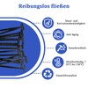 Yoedge Universal Cable Tie Clips Pack of 100 Nylon Universal