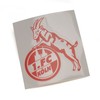 Sticker Transparent (Red) 1. FC KÖLN