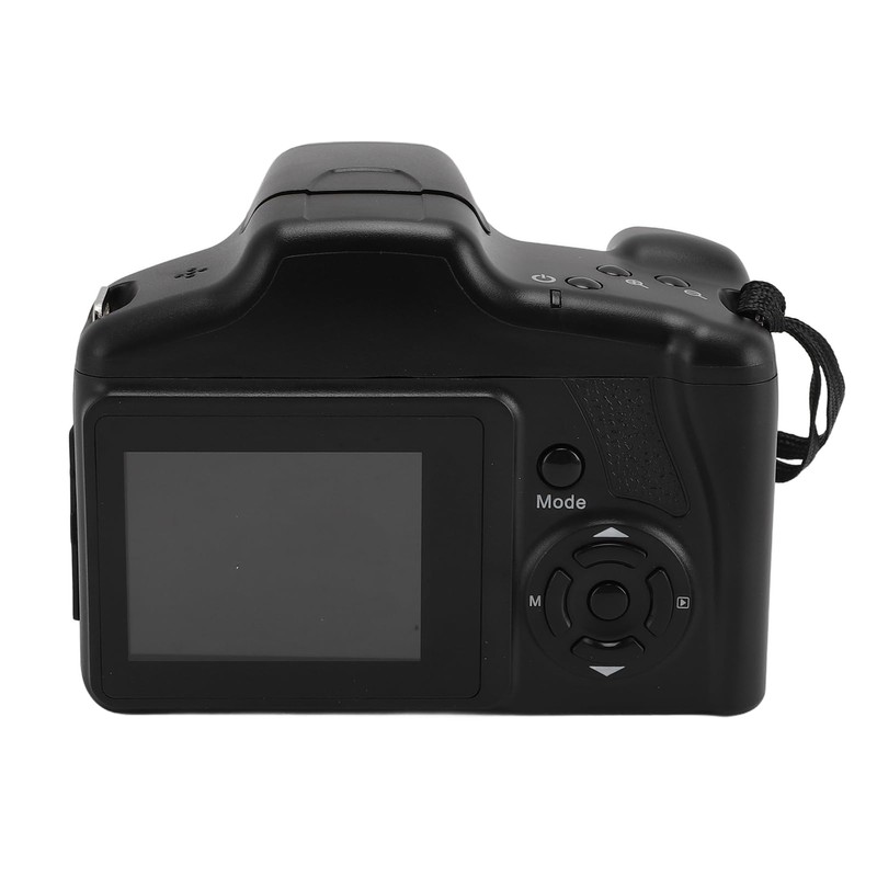16MP Digital Camera, 180° Flip Screen Compact Camera 1080P Video