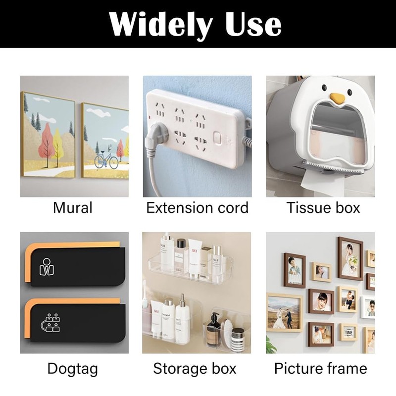 30 PCS Picture Hanging Strips, Frame Hanging Strips, Picture Canvas