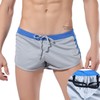 Men's Loose Fit Summer Sports Shorts for Yoga & Running Shorts S/White 5ea