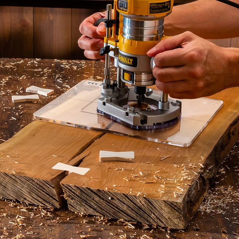 Nested Bow Tie Router Inlay Template Set - Durable 6mm