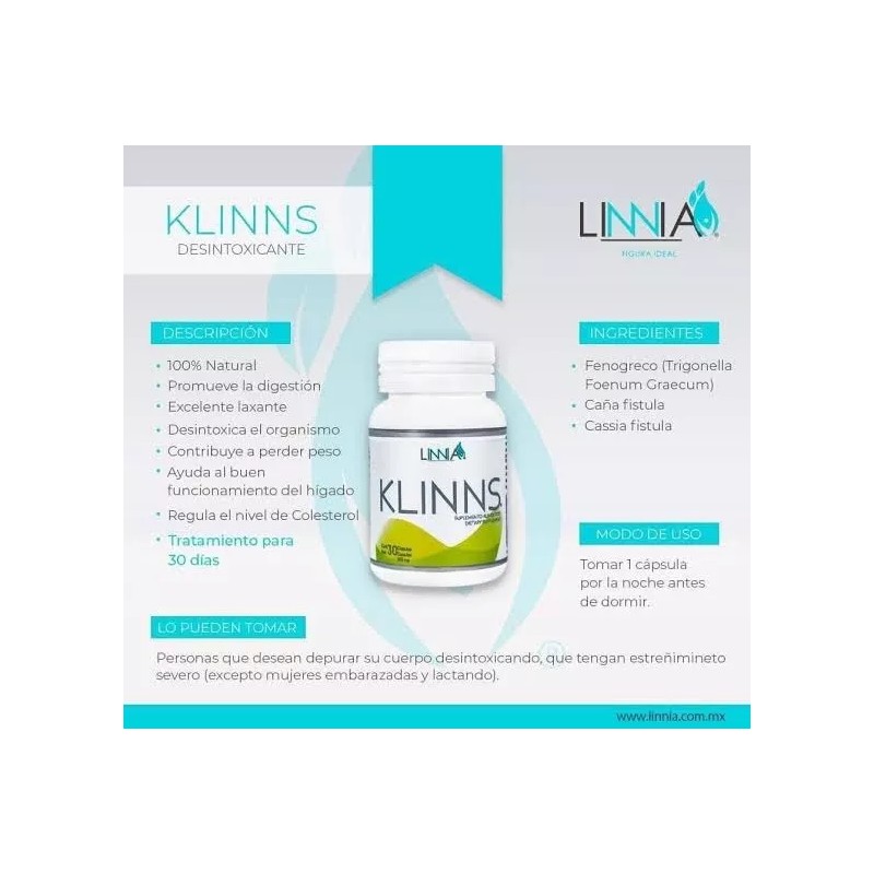 Linnia Jannis Forte Morada + Clásica +klinns Kit Súper Detox