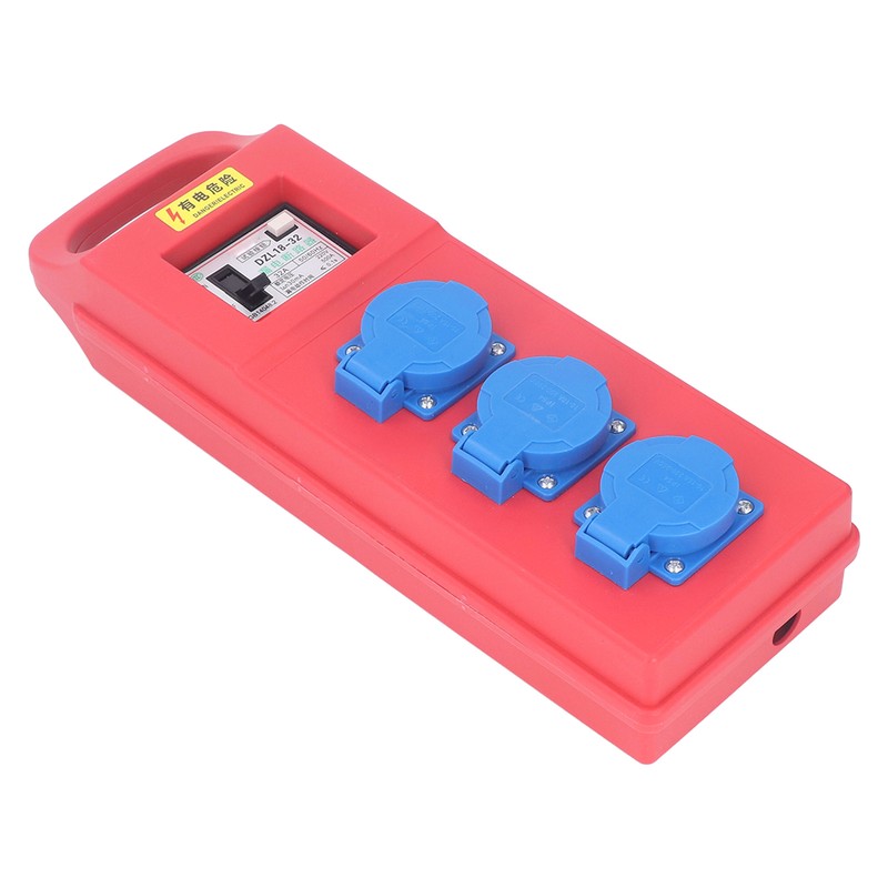 Portable Socket Box 3 Position 3 Hole Outlet IP54 Mobile
