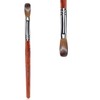 12# Sable Nail Art Brush,Manicure tool,Red Wooden Nail Brush for