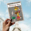 DELORIGIN Cutting Dies with Giraffe Motif Reading Book Cutting Dies