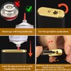Cool Dragon Dual Flame Lighter - Outdoor Windproof Torch Switchable