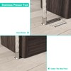 NKM Stainless Steel Adjustable Canopy Bed Frame, Suitable for Twin,Full,Queen
