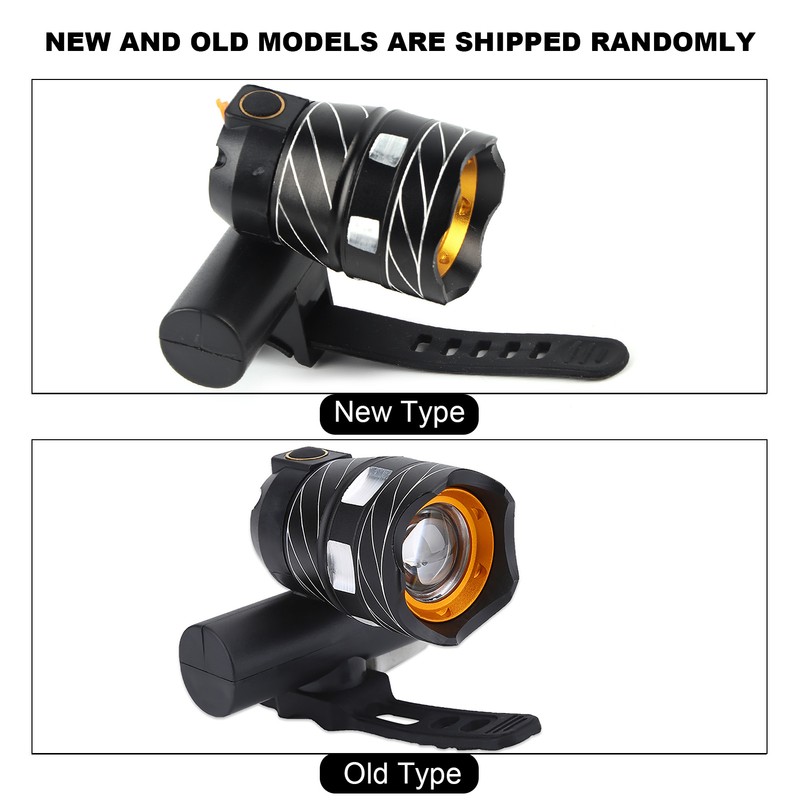 Bike Headlight USB Rechargeable Waterproof Bicycle Handlebar Front Light Cycling