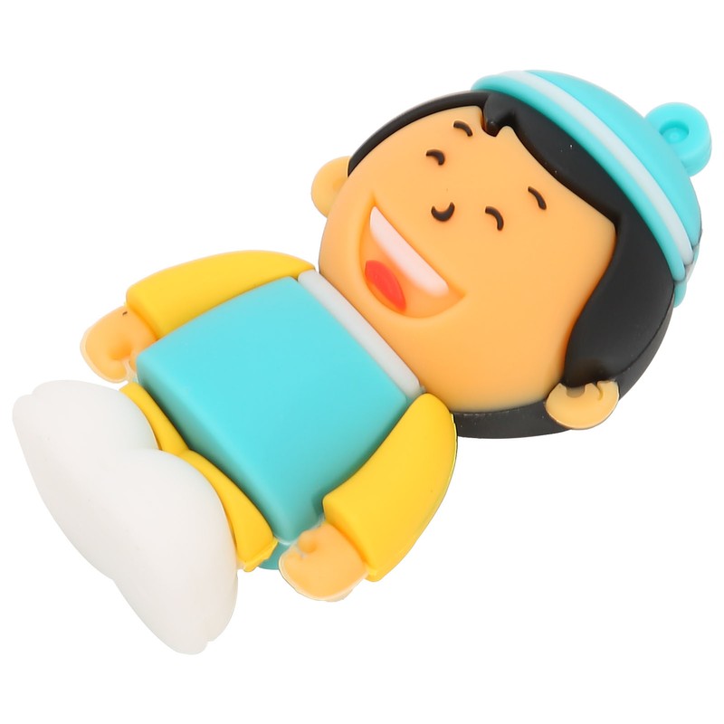 USB Flash Drive 16GB/32GB/64GB/128GB Cute Cartoon Boy Portable Storage Memory