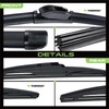 TOSTMOLT 3pcs Front+Rear Direct Fit Windshield Wiper Blades Compatible With