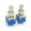 Swhmc 2pcs 9-Pin 3Pdt Guitar Effects Pedal Box Stomp Foot