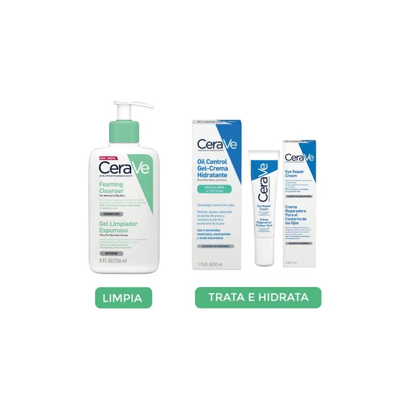 Skincare Anti Sebo Y Piel Grasa Limpiador Matificante Cerave