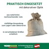 Windhager Jute Sack, Jute Bag, Fabric Bag, Winter Protection, Potato