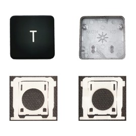 Bfenown Replacement Individual AP11 Type T Keycaps Keys and Hinge for MacBook Pro A1425 A1502 A1398 for MacBook Air Model A1369 A1466 A1370 A1465 Keyboard to Replace Type T Keycap Key and Hinge