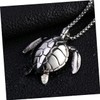 BESPORTBLE Creative Turtle Pendant Necklace Titanium Steel Fashion Jewelry for