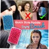 Minkissy Absorbent Hair Drying Comb Ergonomic Handle Fast Drying Paddle