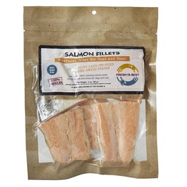 Fresh Is Best Freeze Dried Salmon Fillets Fish Dog & Cat Treats - Made in The USA