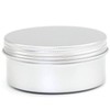 DIY Container Aluminium Round Reusable Container with Lid - 150ml